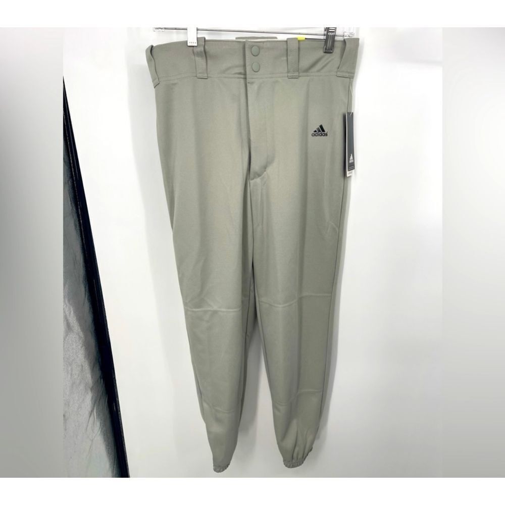 Adidas Aeroready Baseball Pants Athletic Bottoms Light Gray Sport‎ Trousers